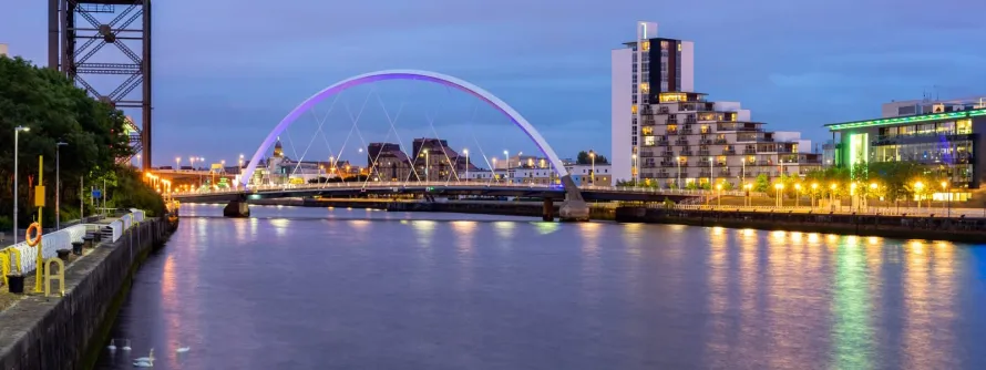 77479972 clyde arc bridge glasgow