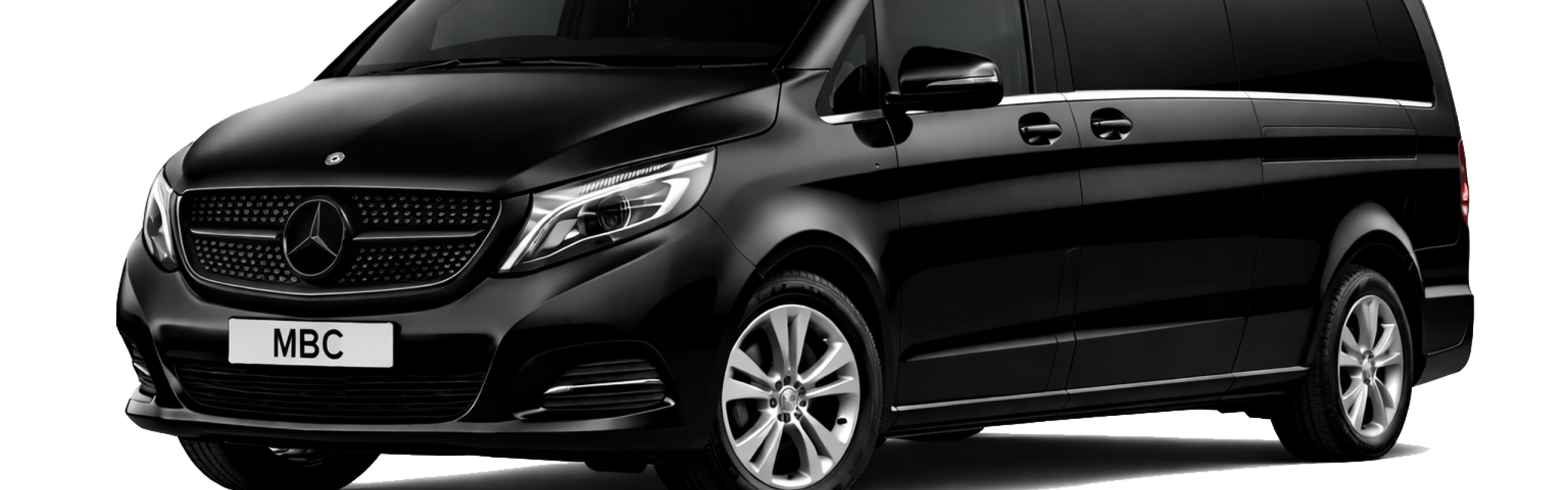 Mercedes-Benz V-Class used for cruise terminal chauffeur transfers from Manchester to Southampton, showing ample space for luggage and terminal transfers