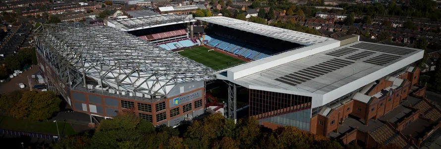 Professional Villa Park Stadium Chauffeurs provided by Manner Borne for luxury match day travel to Aston Villa’s home ground.