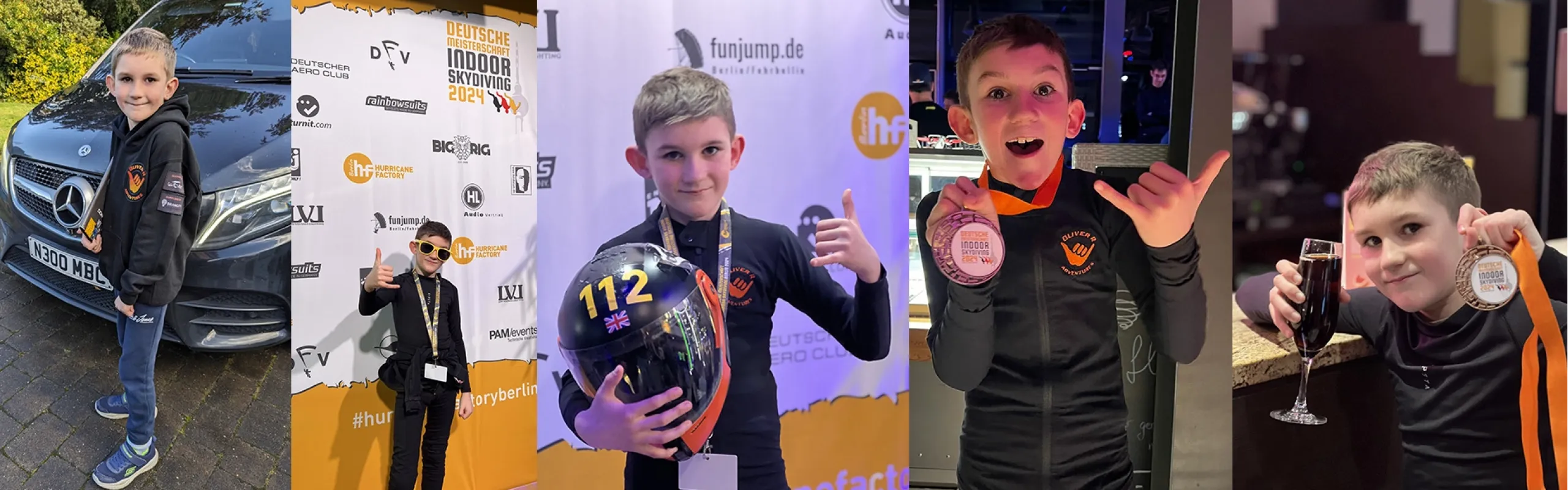 Young Indoor Skydiver Brings Home a Bronze Medal