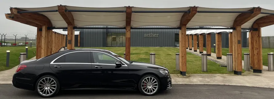 A professional Manner Borne vehicle providing a luxury Wigan chauffeur service for executive travel and special occasions in Greater Manchester.